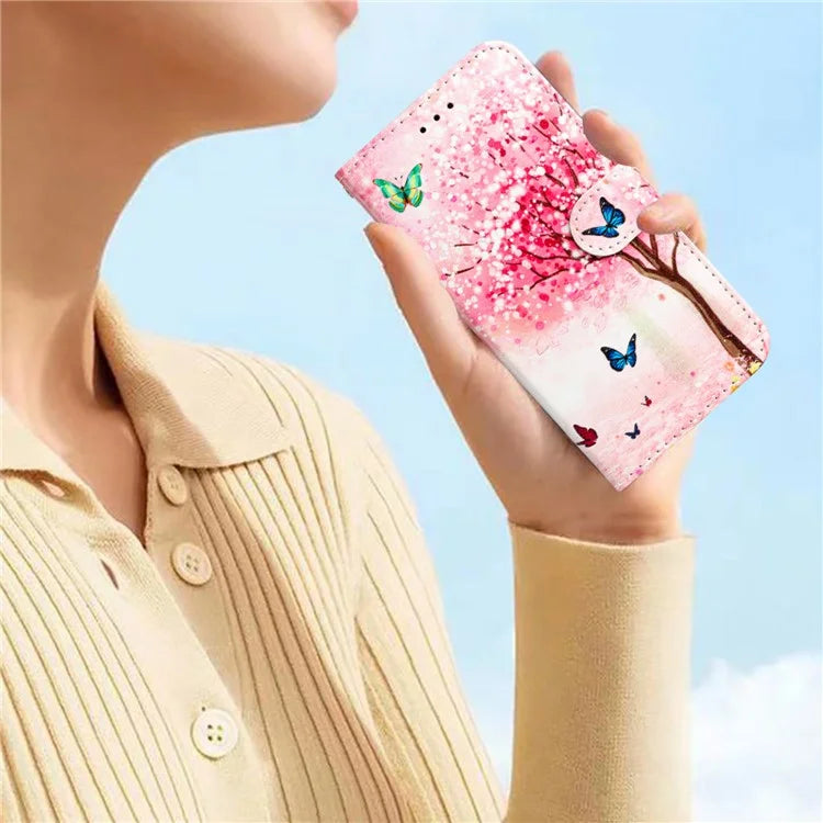 For Samsung Galaxy A15 5G Case Pattern Printing Wallet Flip Phone Cover
