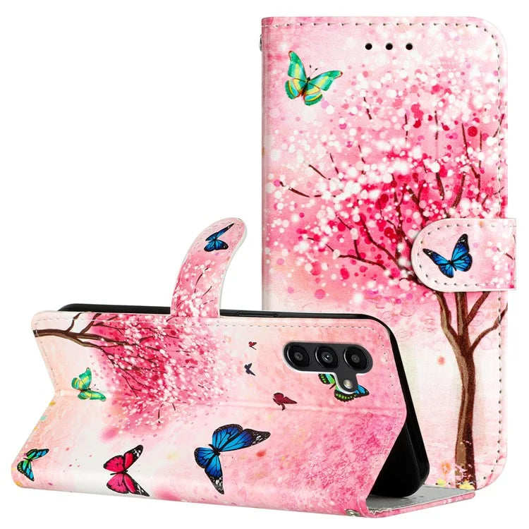 For Samsung Galaxy A15 5G Case Pattern Printing Wallet Flip Phone Cover