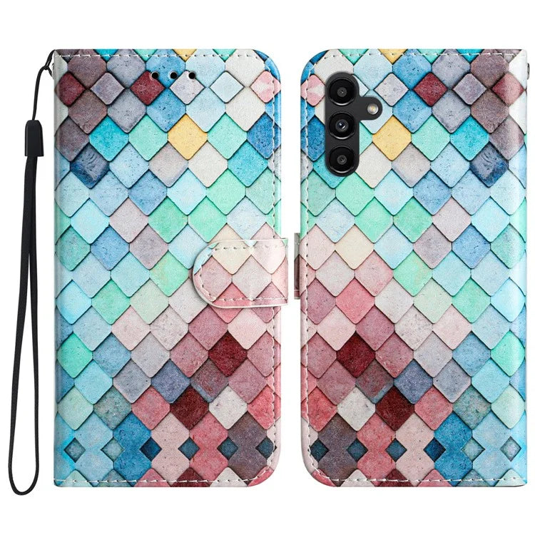 For Samsung Galaxy A15 5G Case Pattern Printing Wallet Flip Phone Cover