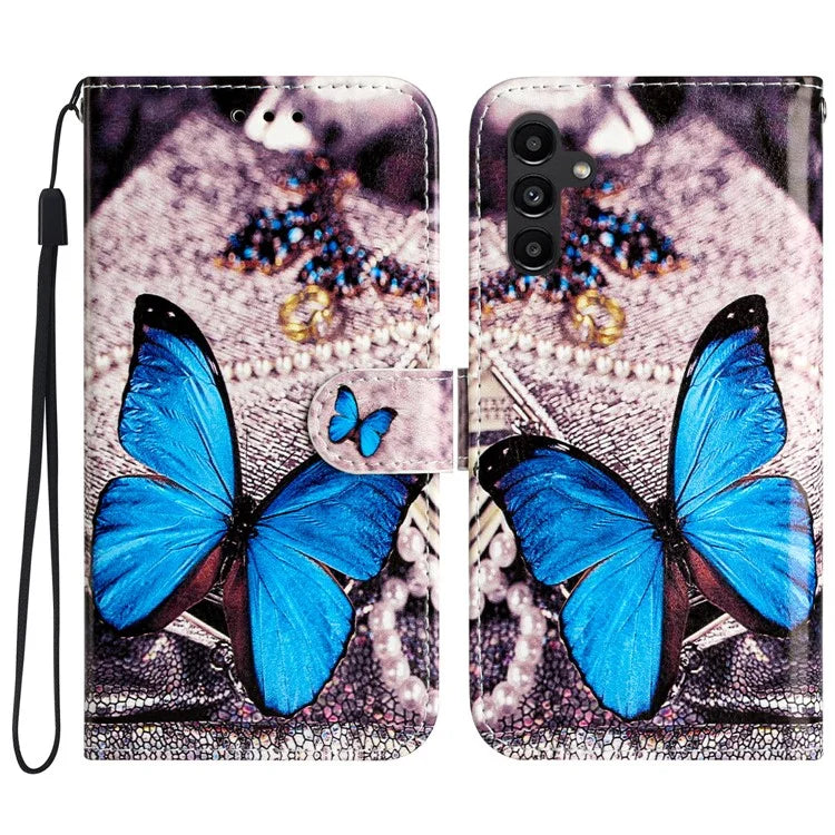 For Samsung Galaxy A15 5G Case Pattern Printing Wallet Flip Phone Cover
