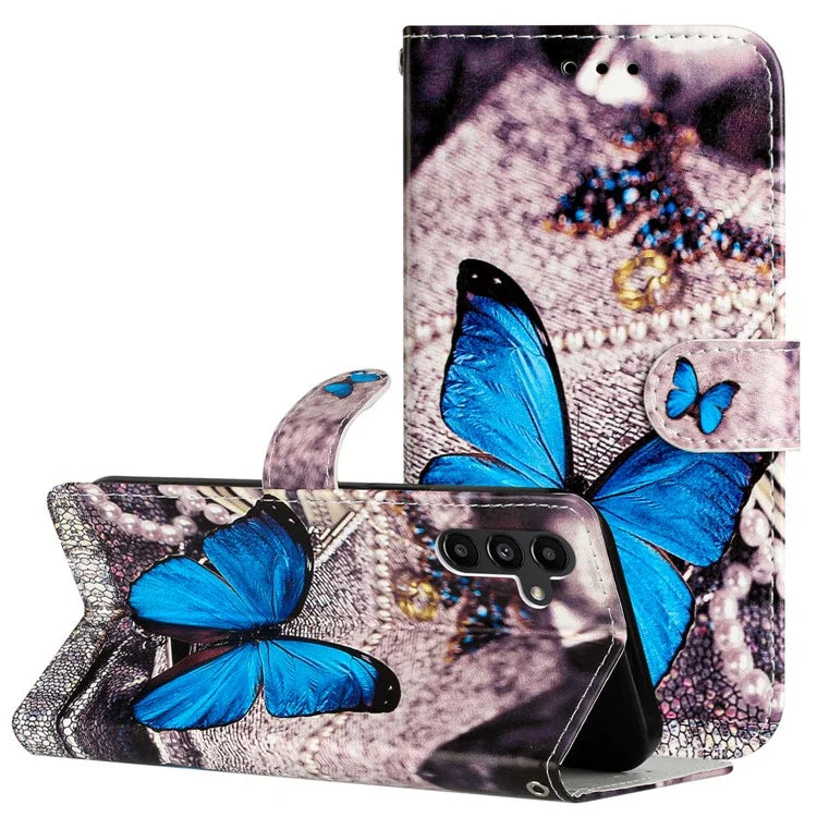For Samsung Galaxy A15 5G Case Pattern Printing Wallet Flip Phone Cover