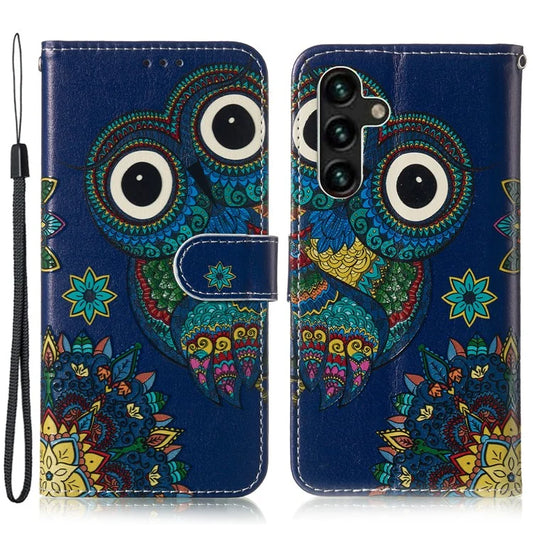 For Samsung Galaxy A15 5G Cover Stand Wallet Pattern Printing Leather Wallet Phone Case