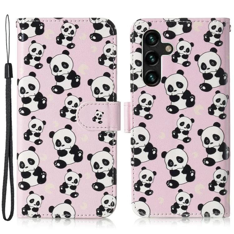 For Samsung Galaxy A15 5G Cover Stand Wallet Pattern Printing Leather Wallet Phone Case