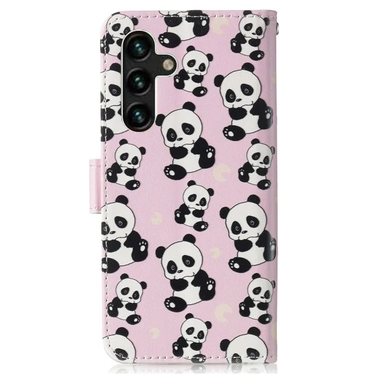 For Samsung Galaxy A15 5G Cover Stand Wallet Pattern Printing Leather Wallet Phone Case