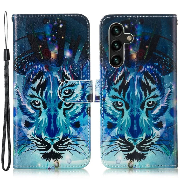 For Samsung Galaxy A15 5G Cover Stand Wallet Pattern Printing Leather Wallet Phone Case