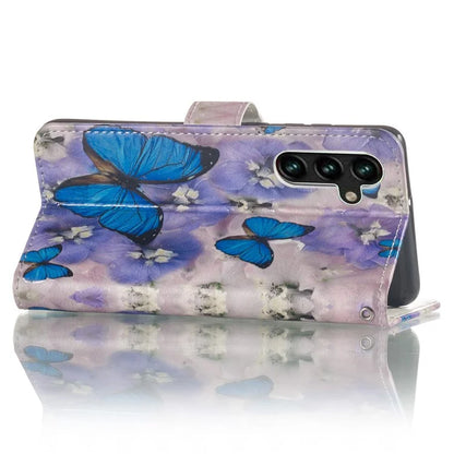 For Samsung Galaxy A15 5G Cover Stand Wallet Pattern Printing Leather Wallet Phone Case