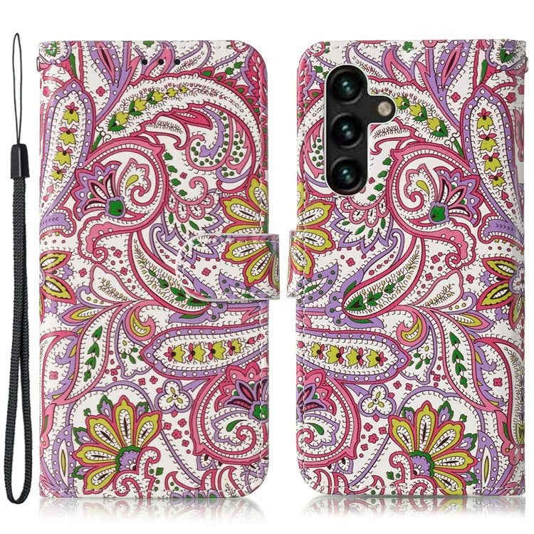 For Samsung Galaxy A15 5G Cover Stand Wallet Pattern Printing Leather Wallet Phone Case