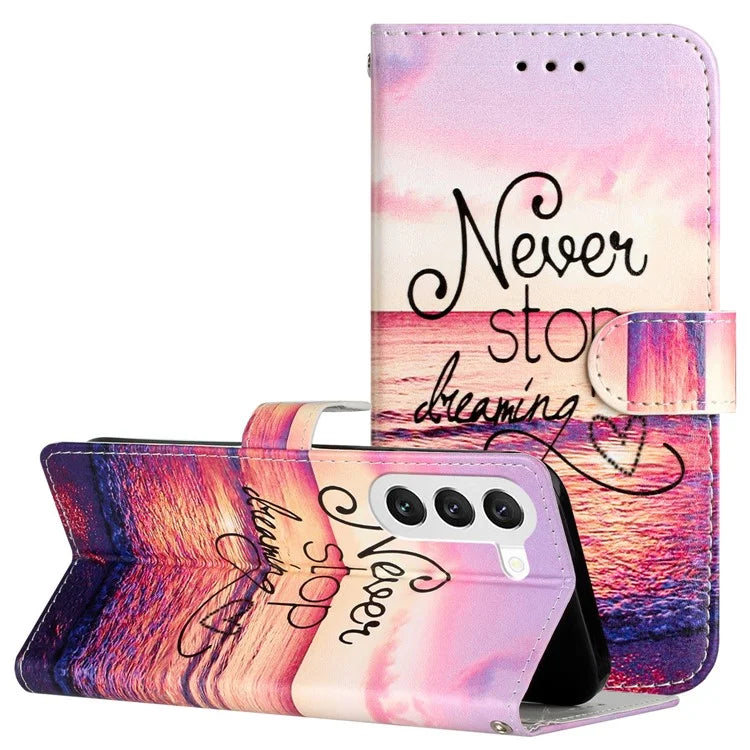 For Samsung Galaxy S24 Case PU Leather Pattern Printing Design Phone Cover