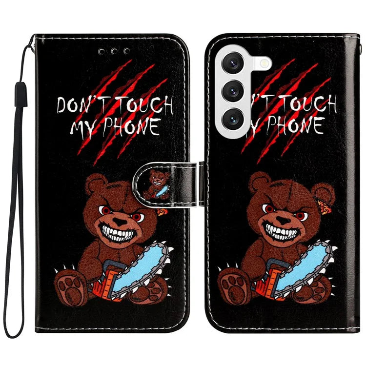 For Samsung Galaxy S24 Case PU Leather Pattern Printing Design Phone Cover