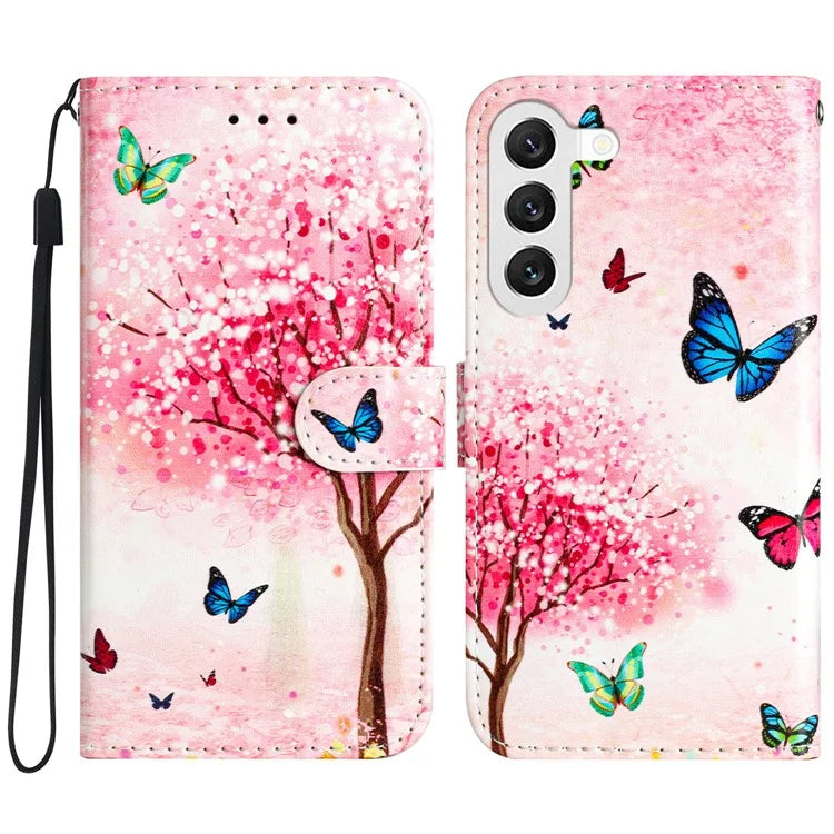 For Samsung Galaxy S24 Case PU Leather Pattern Printing Design Phone Cover