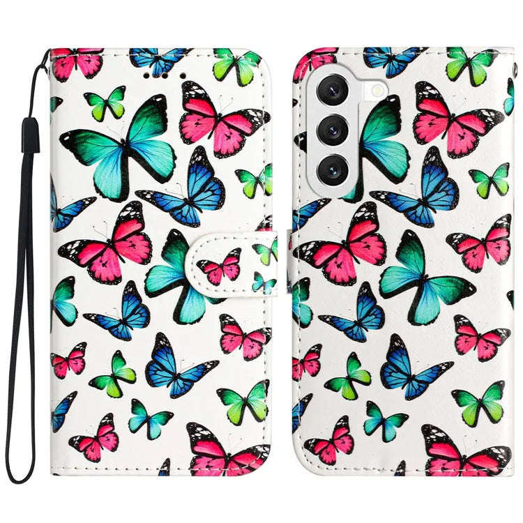 For Samsung Galaxy S24 Case PU Leather Pattern Printing Design Phone Cover