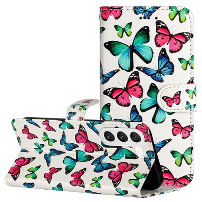 For Samsung Galaxy S24 Case PU Leather Pattern Printing Design Phone Cover