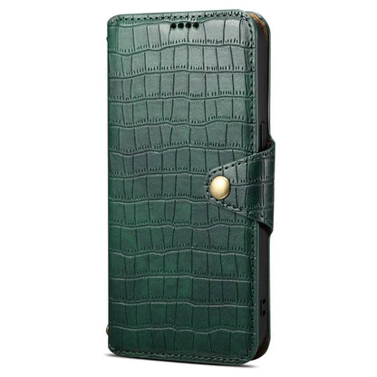 For iPhone 15 Pro Case Crocodile Texture Leather Wallet Stand Cover