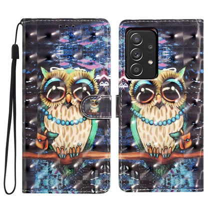 For Samsung Galaxy A23 5G (Global Version) / A23 4G Case Leather Wallet Pattern Print Phone Cover