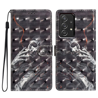 For Samsung Galaxy A23 5G (Global Version) / A23 4G Case Leather Wallet Pattern Print Phone Cover