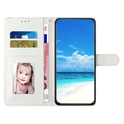 For Samsung Galaxy A04 4G (164.4 x 76.3 x 9.1 mm) Case 3D Pattern Leather Phone Cover