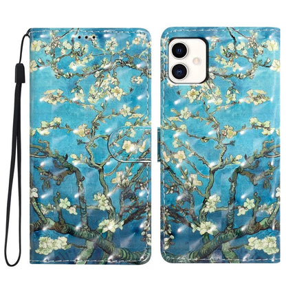 For Samsung Galaxy A04 4G (164.4 x 76.3 x 9.1 mm) Case 3D Pattern Leather Phone Cover