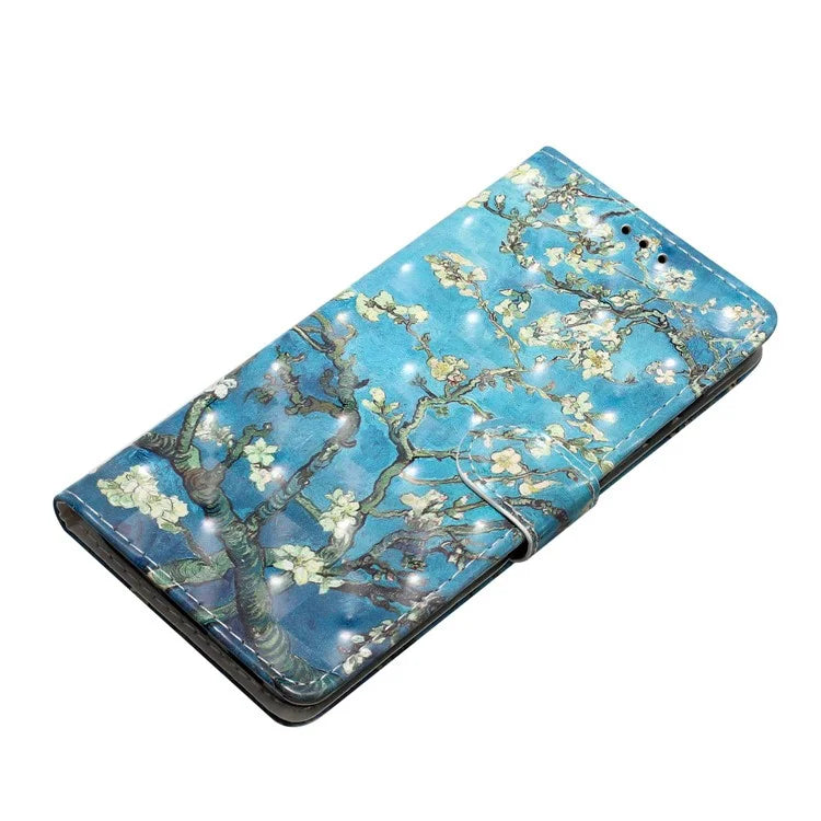 For Samsung Galaxy A04 4G (164.4 x 76.3 x 9.1 mm) Case 3D Pattern Leather Phone Cover