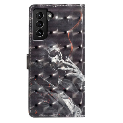 For Samsung Galaxy S22+ 5G Case 3D Pattern Printed Leather Wallet Phone Cover