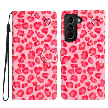 For Samsung Galaxy S22+ 5G Case 3D Pattern Printed Leather Wallet Phone Cover