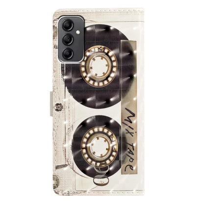 For Samsung Galaxy A14 4G / 5G Case 3D Pattern Wallet Phone Leather Cover