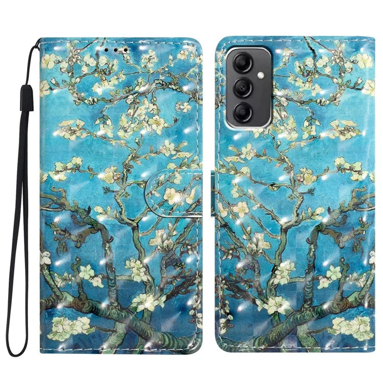 For Samsung Galaxy A14 4G / 5G Case 3D Pattern Wallet Phone Leather Cover