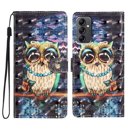 For Samsung Galaxy A14 4G / 5G Case 3D Pattern Wallet Phone Leather Cover