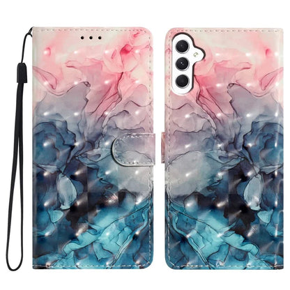 For Samsung Galaxy A24 4G (162.1 x 77.6 x 8.3mm) Case Wallet PU Leather 3D Pattern Cover