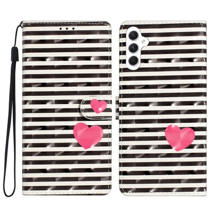 For Samsung Galaxy A24 4G (162.1 x 77.6 x 8.3mm) Case Wallet PU Leather 3D Pattern Cover