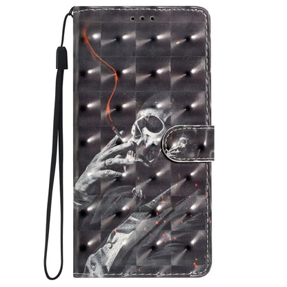 For Samsung Galaxy A04e 4G Case PU Leather 3D Pattern Stand Flip Phone Cover