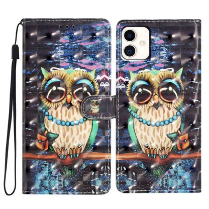 For Samsung Galaxy A04e 4G Case PU Leather 3D Pattern Stand Flip Phone Cover