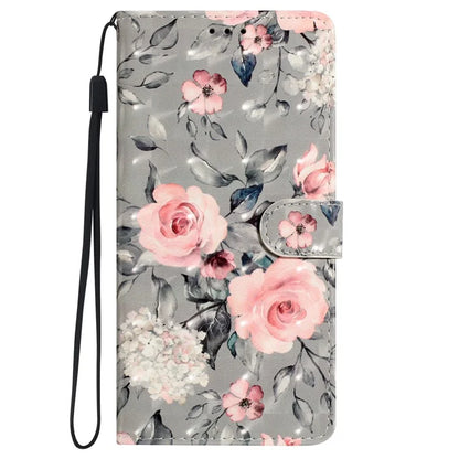 For Samsung Galaxy A04e 4G Case PU Leather 3D Pattern Stand Flip Phone Cover