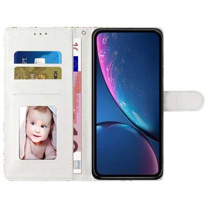 For Samsung Galaxy A04e 4G Case PU Leather 3D Pattern Stand Flip Phone Cover