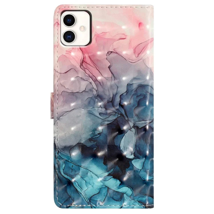 For Samsung Galaxy A04e 4G Case PU Leather 3D Pattern Stand Flip Phone Cover