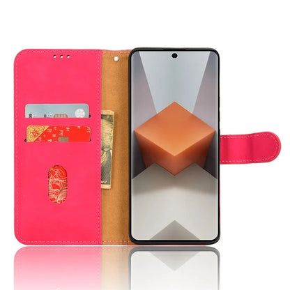 For Xiaomi Redmi Note 13 Pro+ 5G Case Skin-touch Leather Phone Cover