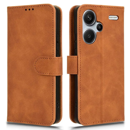 For Xiaomi Redmi Note 13 Pro+ 5G Case Skin-touch Leather Phone Cover