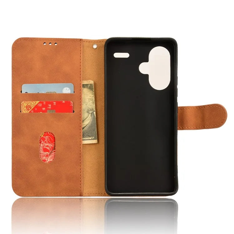 For Xiaomi Redmi Note 13 Pro+ 5G Case Skin-touch Leather Phone Cover