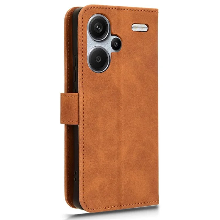 For Xiaomi Redmi Note 13 Pro+ 5G Case Skin-touch Leather Phone Cover