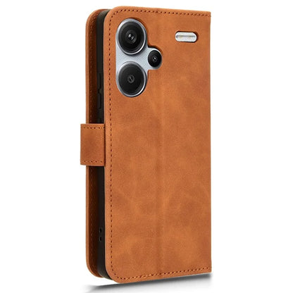 For Xiaomi Redmi Note 13 Pro+ 5G Case Skin-touch Leather Phone Cover