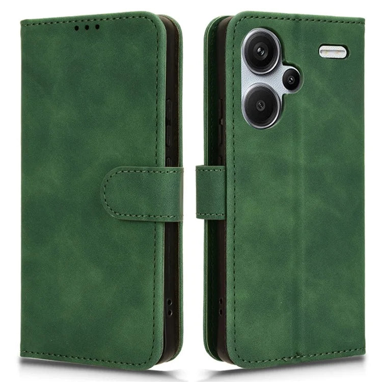For Xiaomi Redmi Note 13 Pro+ 5G Case Skin-touch Leather Phone Cover