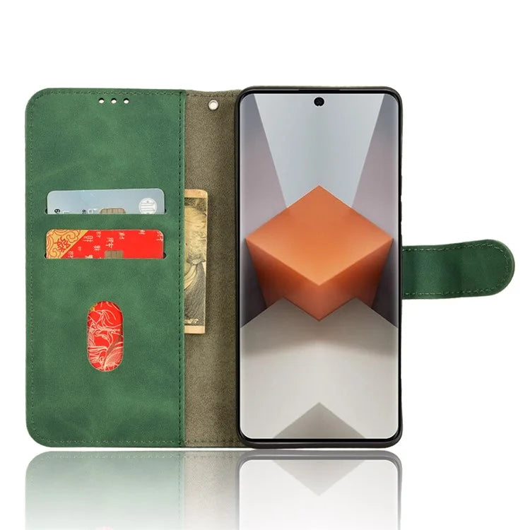 For Xiaomi Redmi Note 13 Pro+ 5G Case Skin-touch Leather Phone Cover