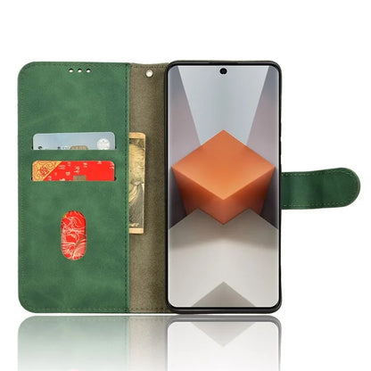 For Xiaomi Redmi Note 13 Pro+ 5G Case Skin-touch Leather Phone Cover