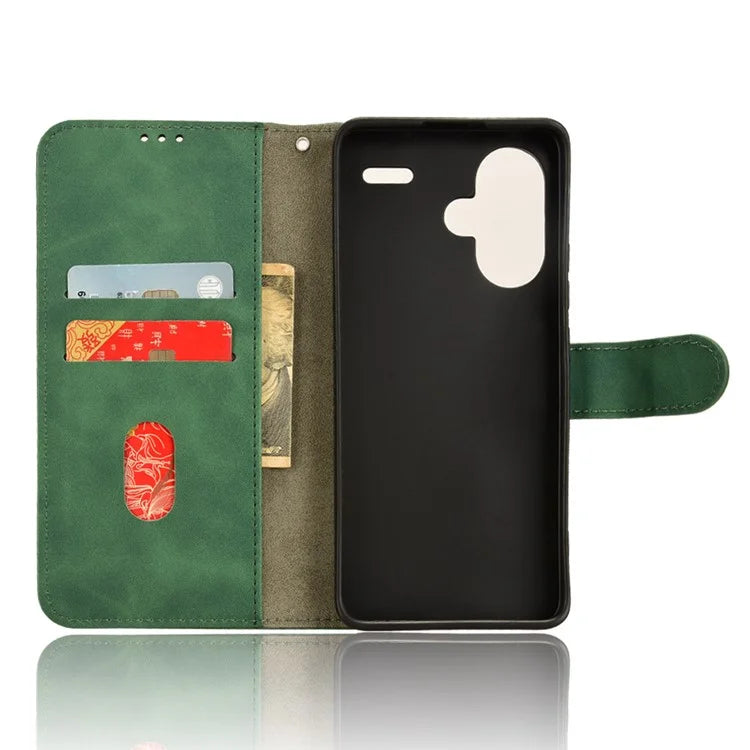 For Xiaomi Redmi Note 13 Pro+ 5G Case Skin-touch Leather Phone Cover