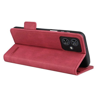 For Motorola Moto G54 5G Case PU Leather Wallet Hardware Decor Cover