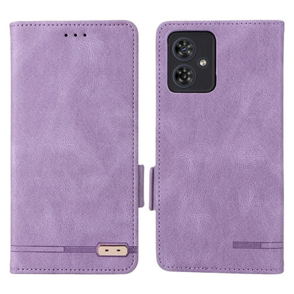 For Motorola Moto G54 5G Case PU Leather Wallet Hardware Decor Cover