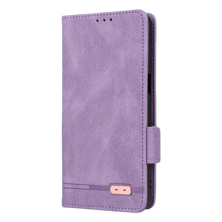 For Motorola Moto G54 5G Case PU Leather Wallet Hardware Decor Cover