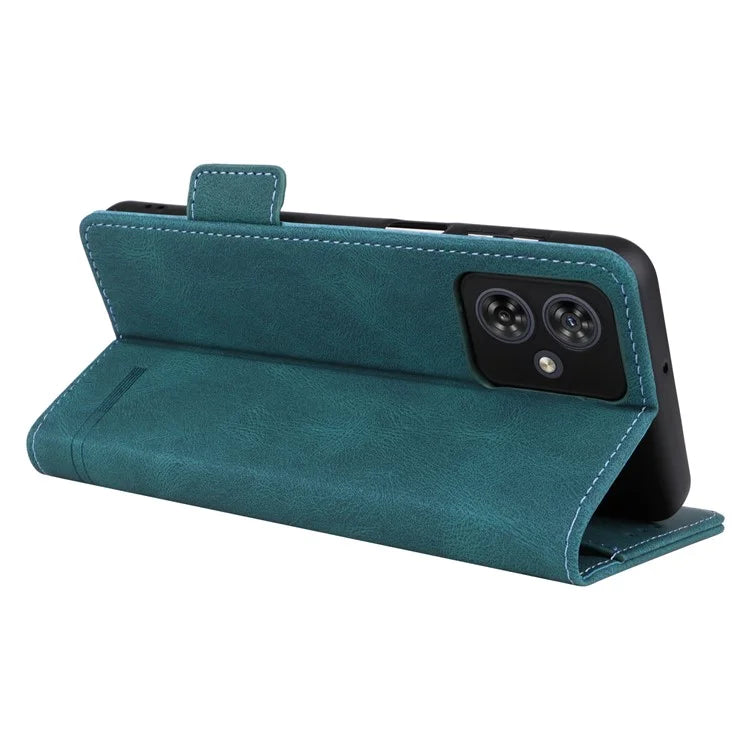 For Motorola Moto G54 5G Case PU Leather Wallet Hardware Decor Cover