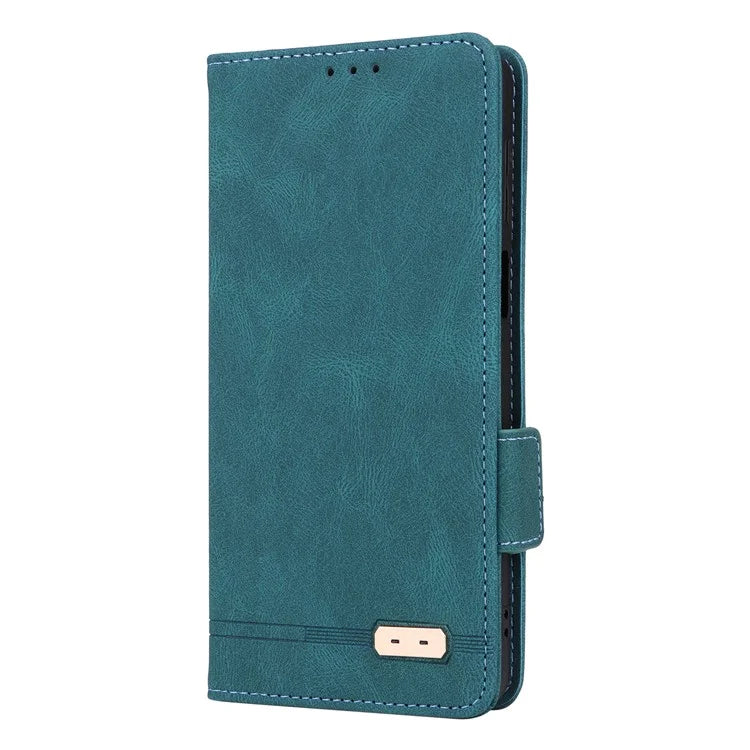 For Motorola Moto G54 5G Case PU Leather Wallet Hardware Decor Cover