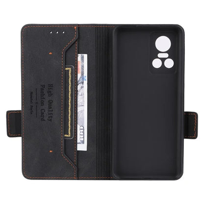 For Realme GT Neo 3 5G Case Hardware Decor Magnetic Clasp Leather Cover