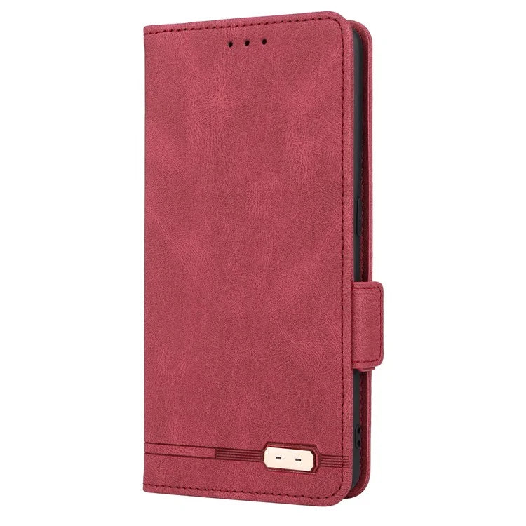 For Realme GT Neo 3 5G Case Hardware Decor Magnetic Clasp Leather Cover